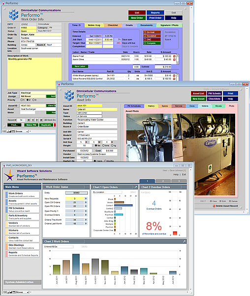 Performo Screens