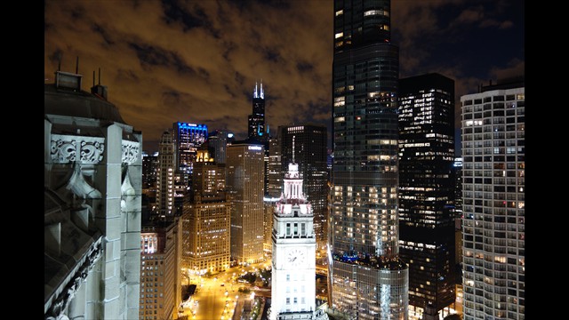 Chicago Night Sky